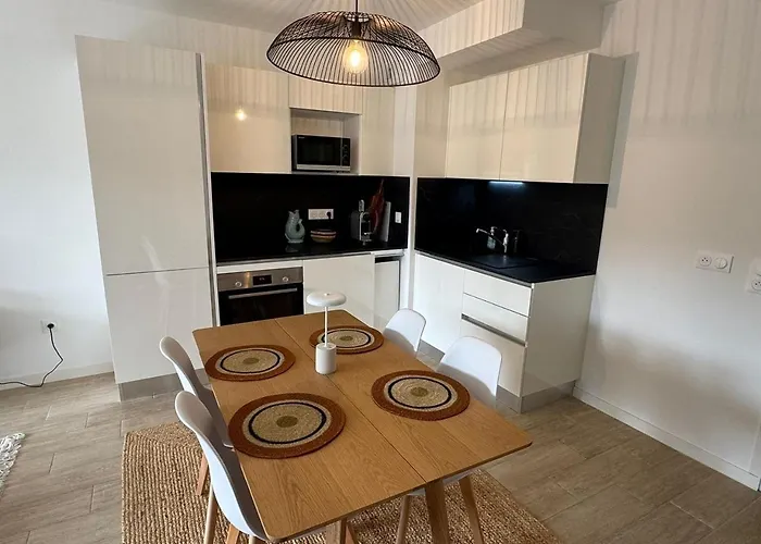 아파트 T3 De Charme Et Lumineux 아르카숑